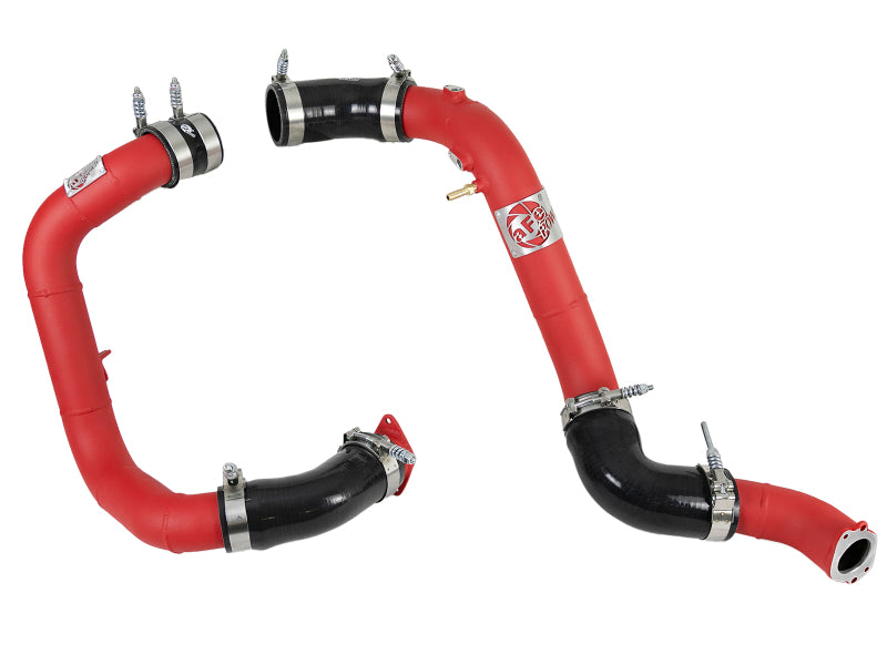 aFe Bladerunner 2.25in &amp; 2.5in Intercooler Tubes Hot &amp; Cold 16-18 Honda Civic I4-1.5L (t) - Red - 46-20344-R