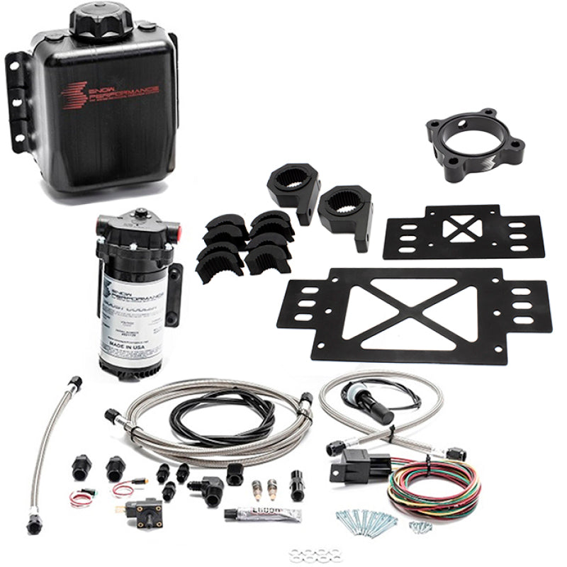 Snow Performance Stg 1 Boost Cooler RZR Turbo Water Methanol Injection Kit (SS Braid Line &amp; 4AN) - SNO-20020-BRD