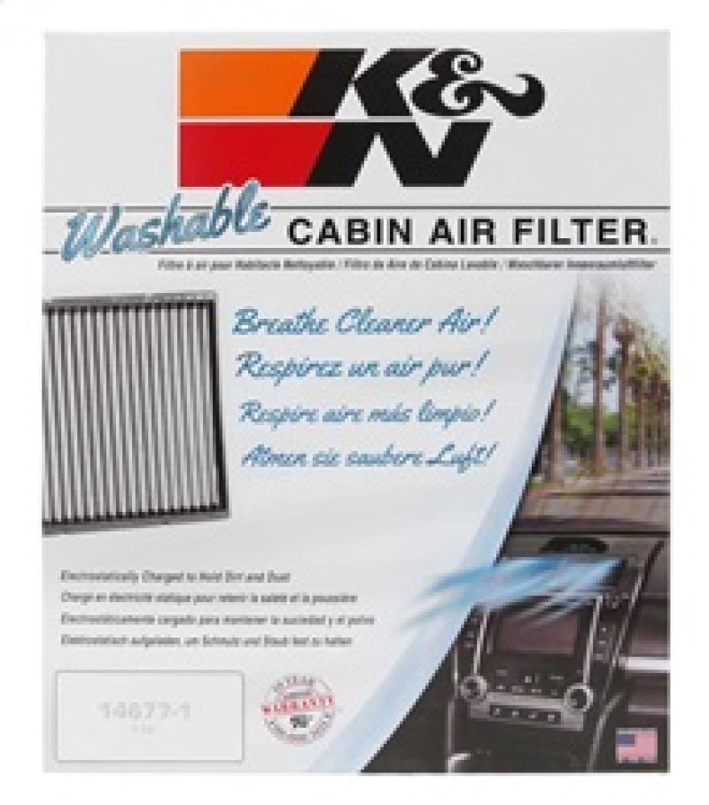 K&N 01-09 Pontiac Montana V6 F/I Replacement Cabin Air Filter - VF2046 for 2002-2007 Buick Rendezvous - angle view