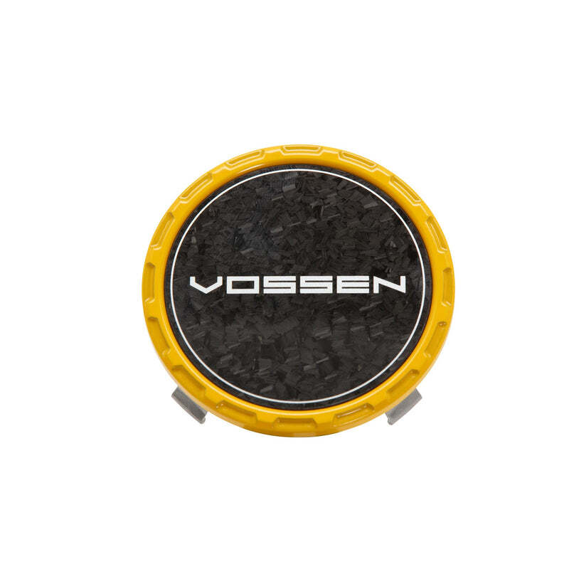 Vossen Classic Carbon Billet Sport Cap 2.0 - Small (VHF) - Yellow - Forged (Gloss) - CAPBSC2-SM-CL-YL-F