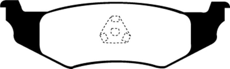 EBC 99-04 Chrysler 300M 3.5 Yellowstuff Rear Brake Pads - DP41066R