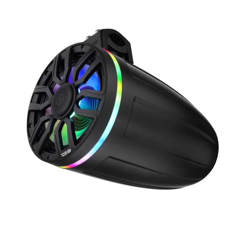 DS18 8in NXL-iQ Marine Tower Speaker with Digital LEDs Neodymium Magnet 1in Driver 350W 4Ohm Black - NXL-IQ8TPNEO/BK - additional view 5