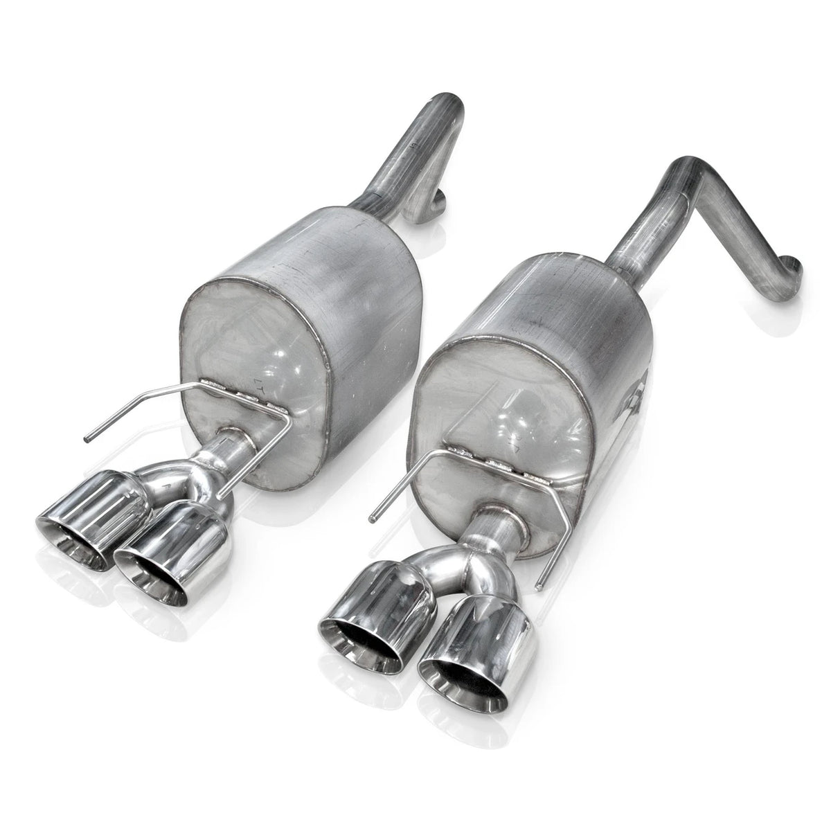 Stainless Works - 2005-08 Corvette C6 6.2L Catback - C605CBQUAD
