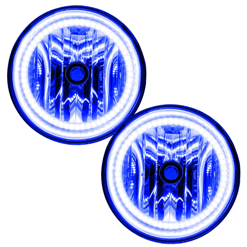 Oracle Lighting 08-11 Ford Ranger Pre-Assembled LED Halo Fog Lights -Blue SEE WARRANTY - 8117-002