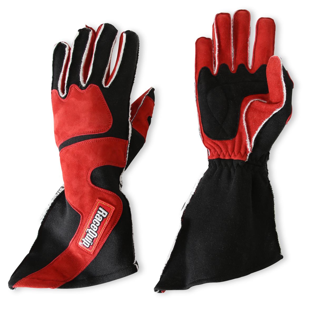 RaceQuip SFI-5 Red/Black XL Outseam Angle Cut Glove