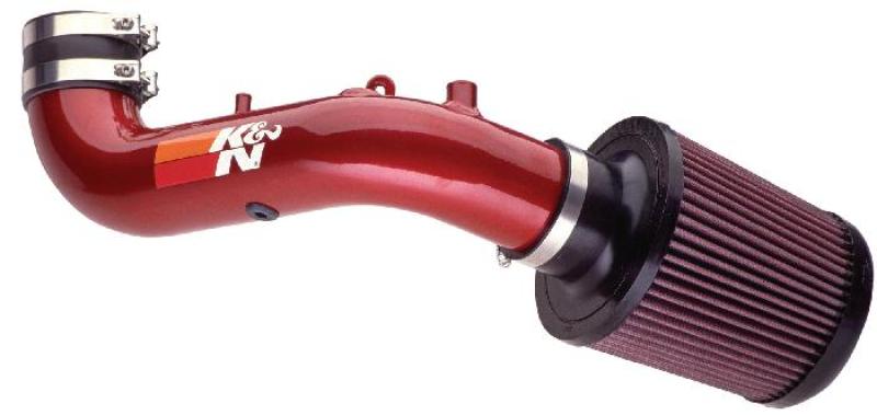 K&N 02 Honda Civic Si Red Typhoon Short Ram Intake - 69-1009TR for 2002-2006 Acura RSX - front view
