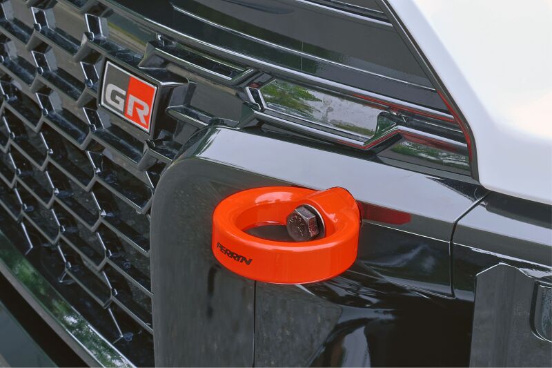 PERRIN 23-26 Toyota GR Corolla Front Tow Hook - Red - PTP-BDY-231RD