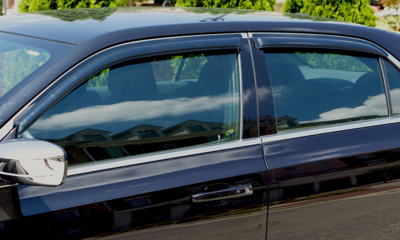 AVS 19-22 Mazda 3 Hatchback Ventvisor Outside Mount Window Deflectors 4pc - Smoke - 94781