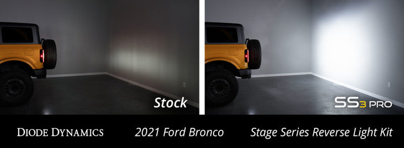 Diode Dynamics 21-22 Ford Bronco C2 Pro Stage Series Reverse Light Kit - DD7356 for 2021-2026 Ford Bronco - close-up
