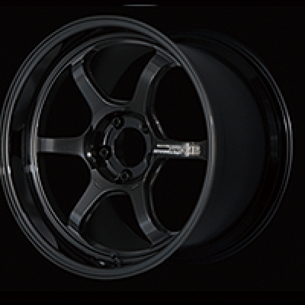 Advan R6 18x9.5 +25 5-112 Racing Titanium Black Wheel - YA68J25MTB by Advan