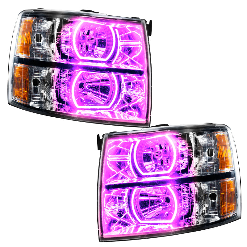 Oracle 07-13 Chevrolet Silverado SMD HL - Square - ColorSHIFT w/ BC1 Controller SEE WARRANTY - 8188-335