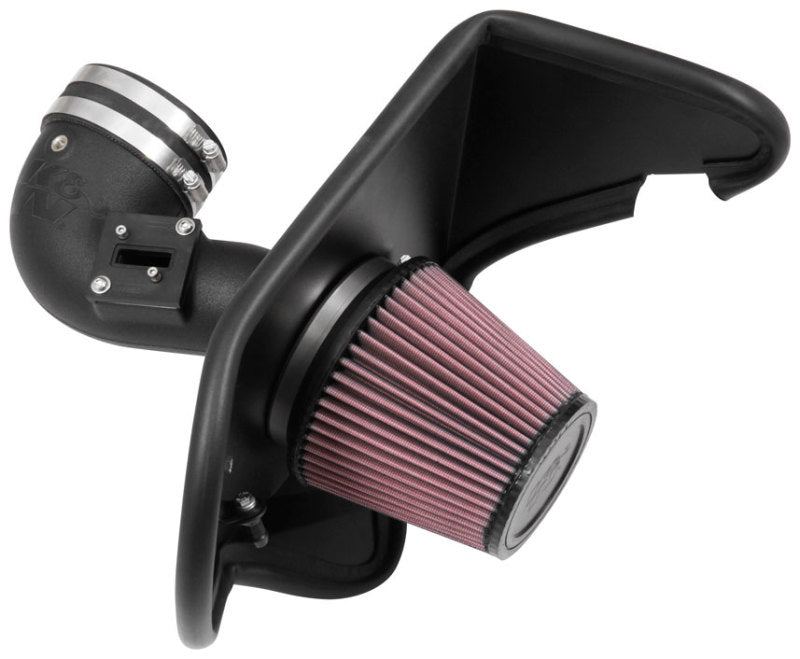 K&N 16-17 Chevrolet Camaro I4-2.0T 57 Series FIPK Performance Intake Kit - 57-3105 for 2016-2017 Chevrolet Camaro - front vie