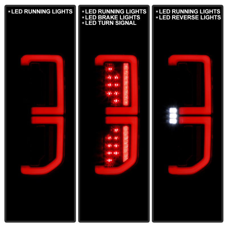 Spyder 21+ Ford Bronco (w/ Factory Halogen) LED Tail Lights (ALT-YD-FB21-HAL-BK) - 5088857