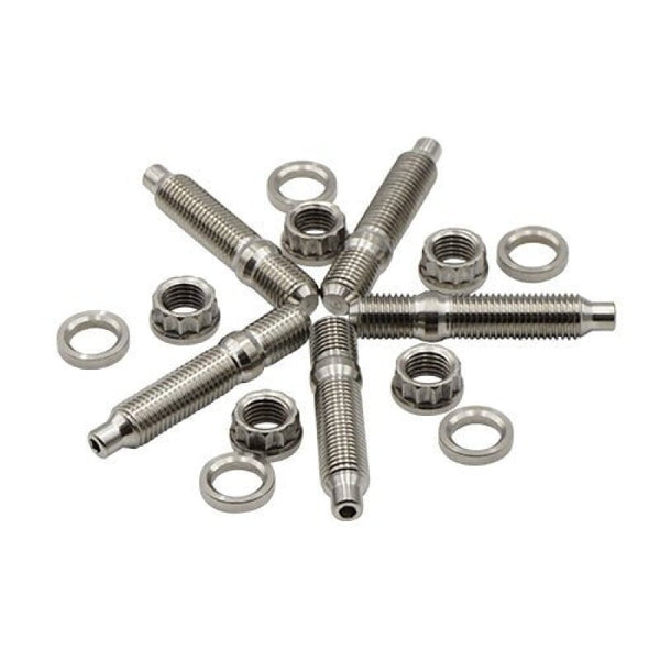 BLOX Racing Stainless Steel Intake/Exhaust Manifold Studs - M10x1.25 55mm 11 Piece Kit - BXFL-00310-11 - front view