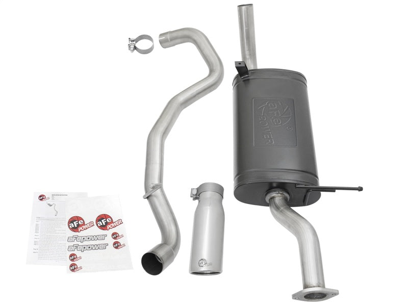 aFe MACHForce XP Exhaust Cat-Back SS-304 97-16 Nissan Patrol (Y61) I6-4.8L w/ Polished Tips - 49-36121-P