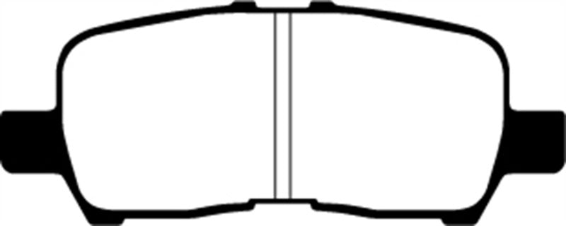 EBC 05-09 Buick Allure (Canada) 3.6 Redstuff Rear Brake Pads - DP31684C