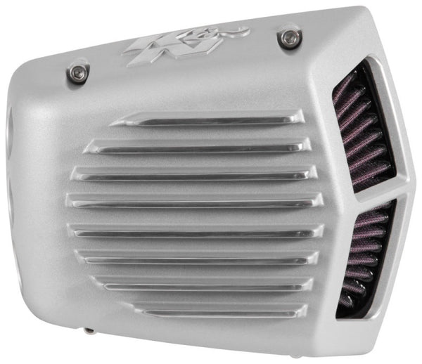 K&N Street Metal Intake System - Shaker Touring 2017 Silver Intake System-Harley Davidson - RK-3955S for 2017-2023 Harley-Dav