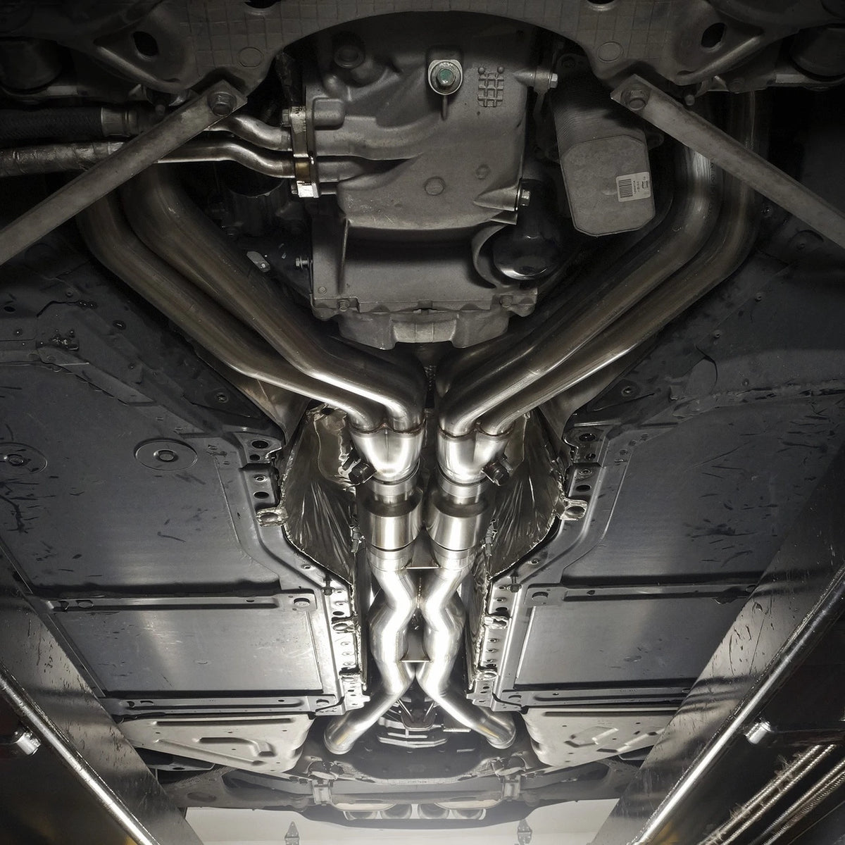 Stainless Works - 2014-19 Corvette C7 Long Tube Header Kit - C72CAT
