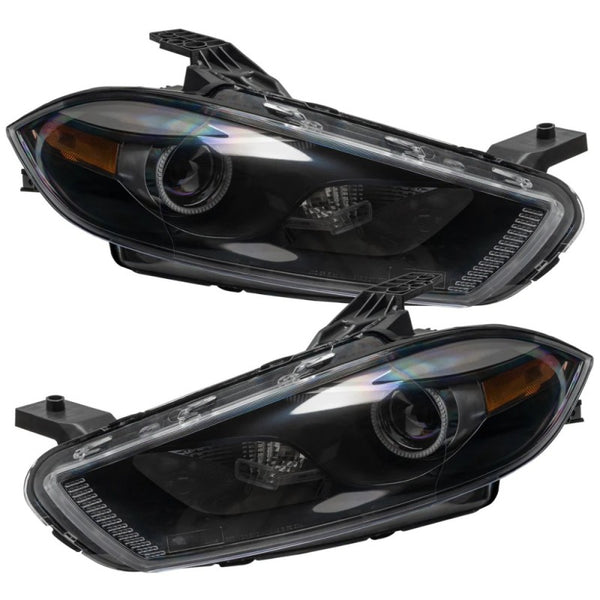 Oracle 13-16 Dodge Dart SMD HL - Black - Halogen - ColorSHIFT w/ BC1 Controller  - 7169-335 by ORACLE Lighting