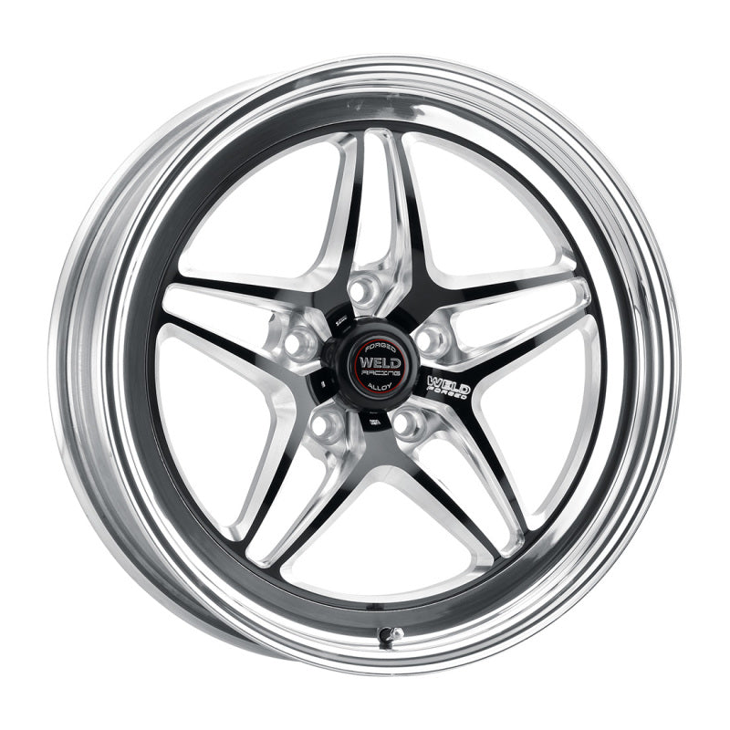 Weld S81 18x5 / 5x120 BP / 2.1in. BS (-23mm Offset) Black Wheel 3.18 ID (High Pad) - Non-Beadlock - 81HB8050N21A