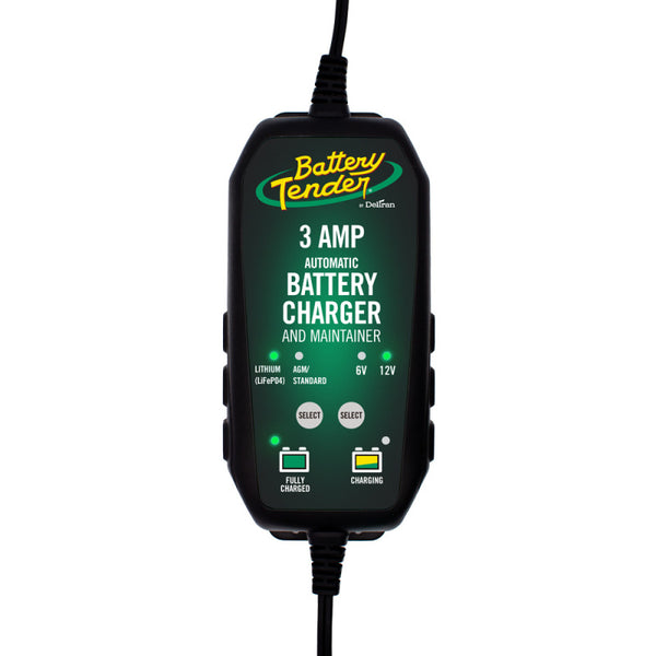 Battery Tender 6V/12V 3AMP Selectable Battery Charger - 022-0202-COS by Battery Tender