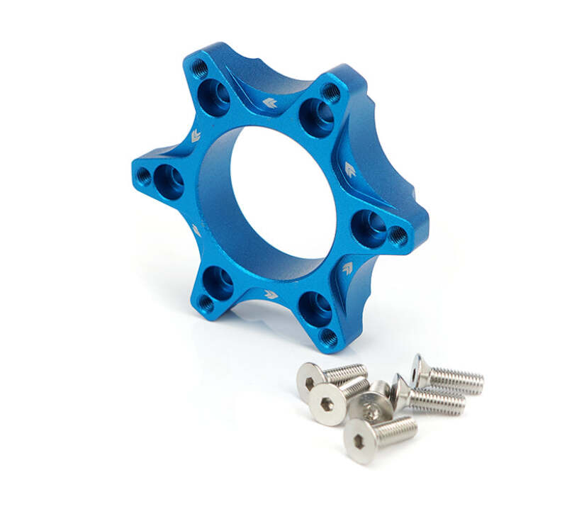 NRG Gaming Logitech Steering Short Hub - Blue - SRK-LOTH-BL - close-up view 2