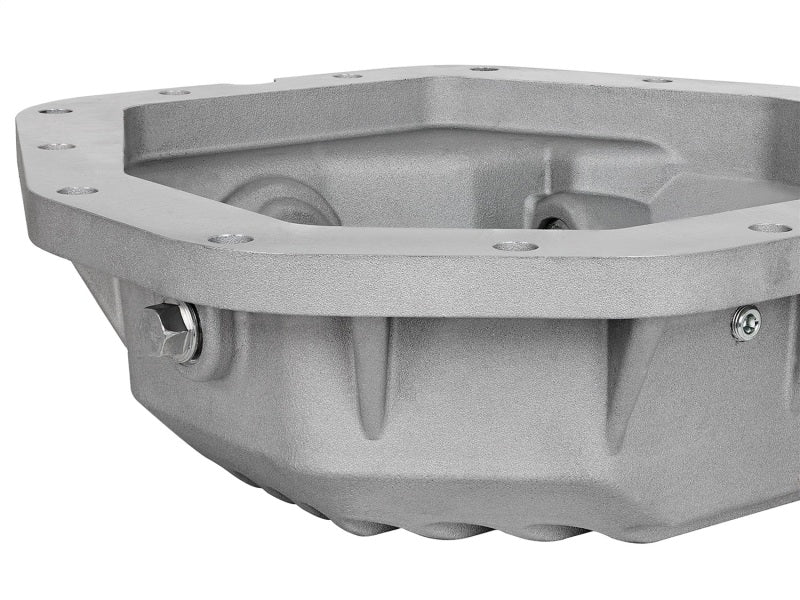 aFe Power Rear Diff Cover Raw Finish 2017 Ford F-350/F-450 V8 6.7L (td) Dana M300-14 (Dually) - 46-70380