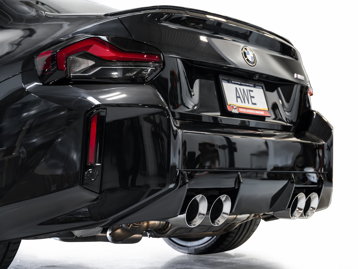 AWE Tuning 23-24 BMW G87 M2 SwitchPath Edition Exhaust - Chrome Silver Tips - 3025-42487