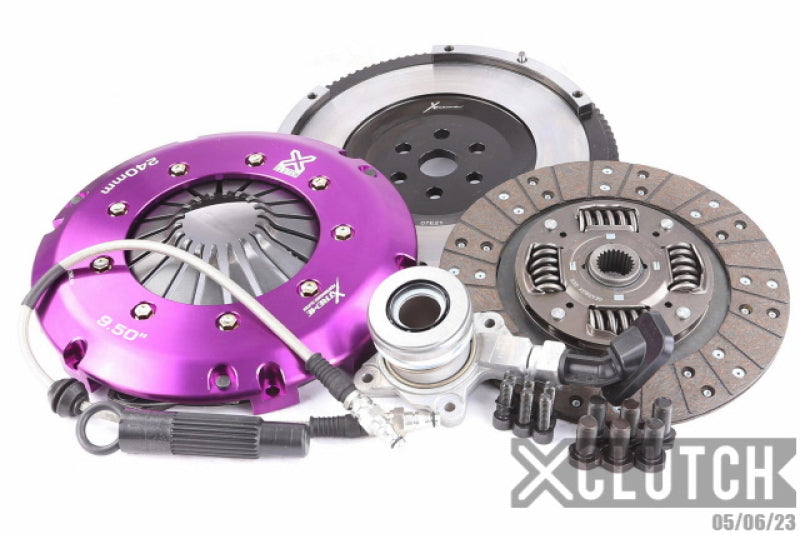 XClutch 13-18 Ford Focus ST 2.0L Stage 1 Sprung Organic Clutch Kit - XKFD24640-1A for 2013-2018 Ford Focus ST