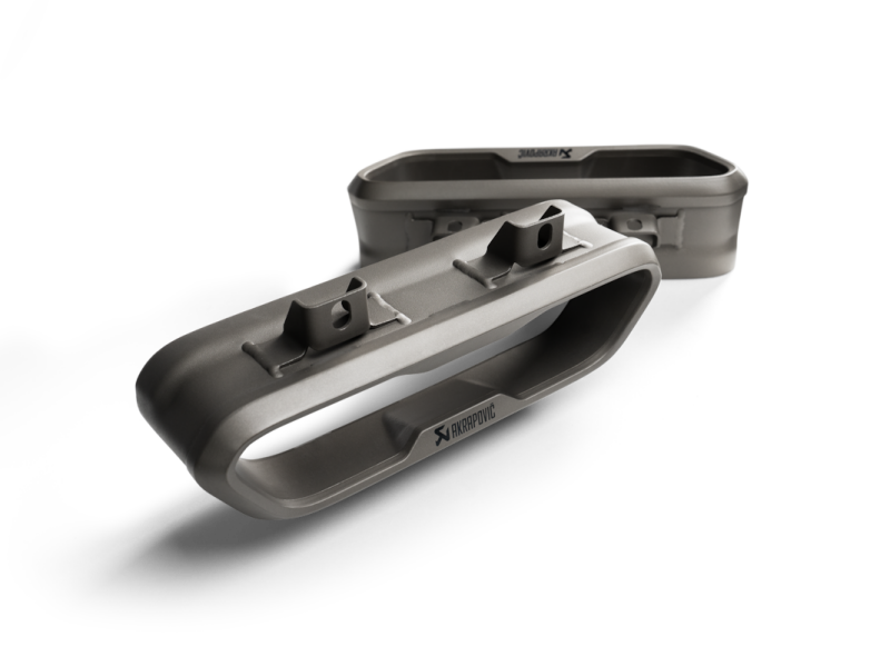 Akrapovic 2025 Mercedes-AMG G63 (W465) Tail Pipe Set (Titanium) - TP-T/S/24/1 for 2025 Mercedes Benz G63 AMG - front view