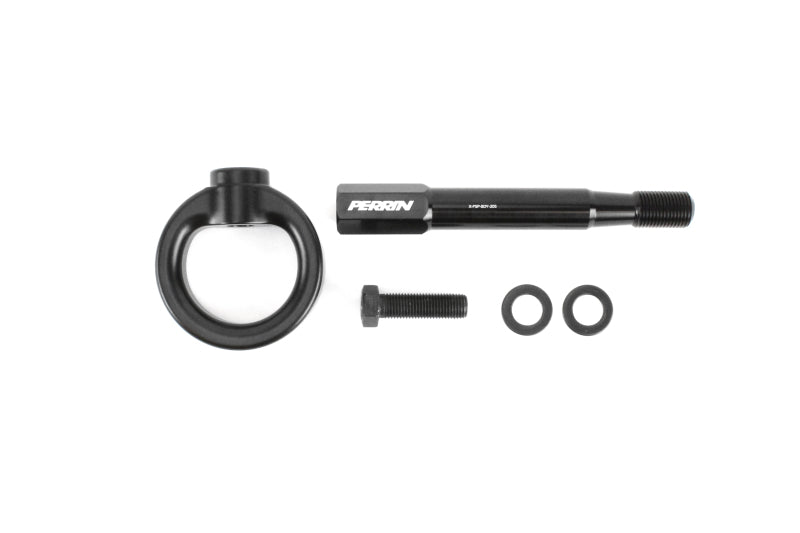 PERRIN 25-26 Subaru Forester (Base/Ltd-Prem-Sport-Touring Incl. Hybrid/Wldrns) FR Tow Hook Kit - Bk - PSP-BDY-238BK