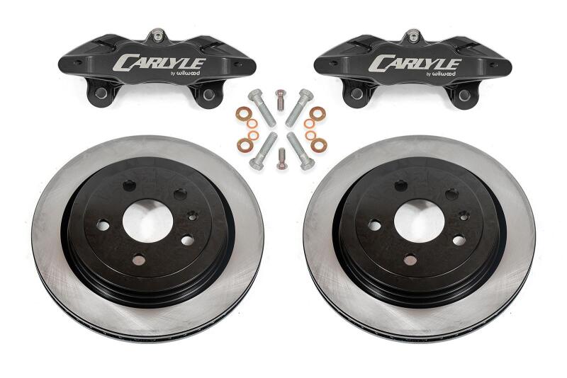BMR 14-19 Chevrolet Corvette C7 Brake Kit For 15in Conversion Solid Rotors Black Calipers - DBK570 for 2014-2019 Chevrolet Co