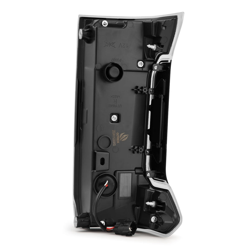 AlphaRex 24-25 Toyota Tacoma NOVA-Series LED Prismatic Tail Lights - Black - 679020