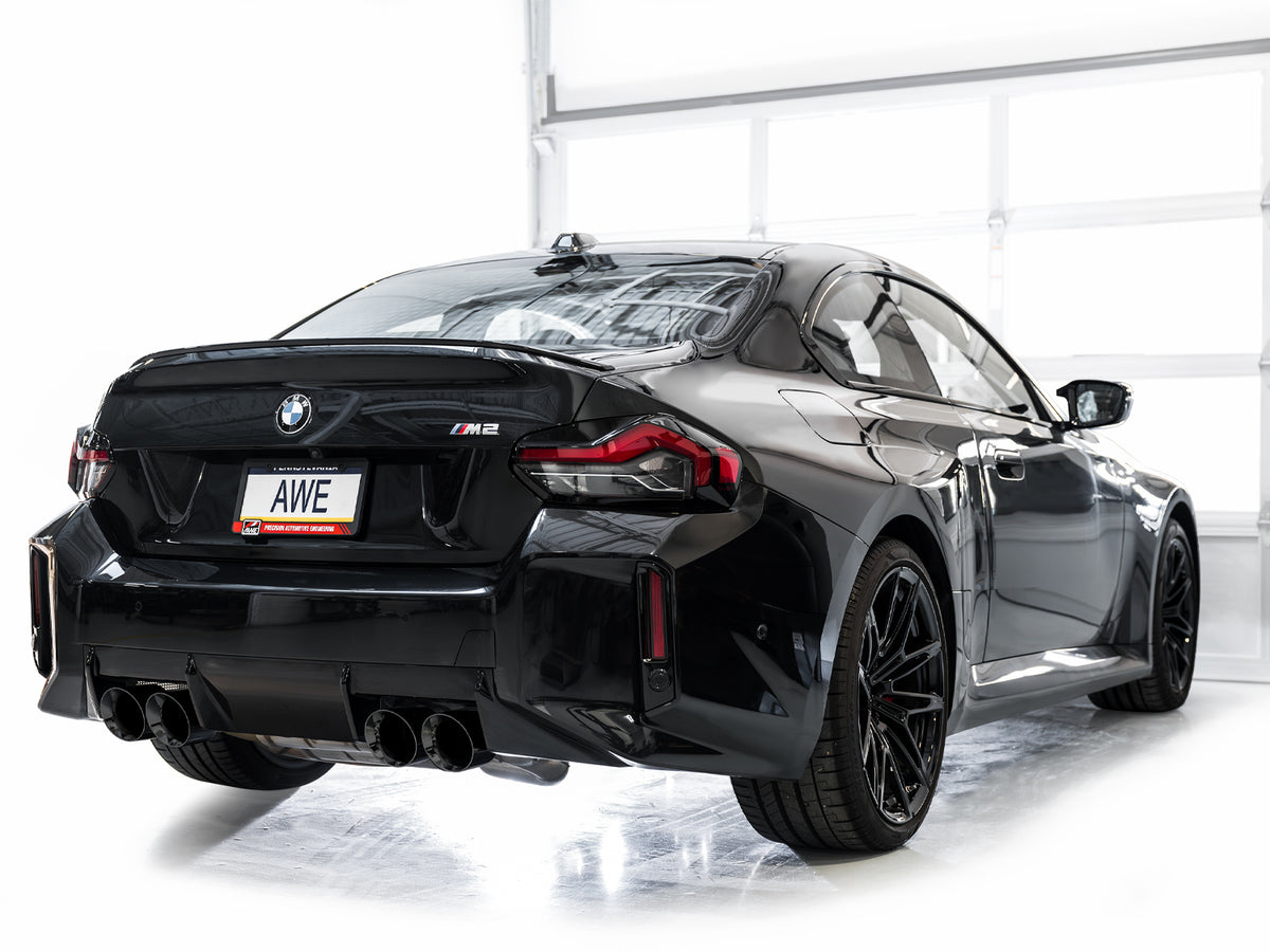 AWE Tuning 23-24 BMW G87 M2 SwitchPath Edition Exhaust - Diamond Black Tips - 3025-43487