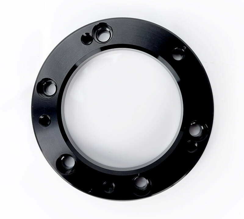 NRG 6 Hole To 5 Hole Steering Wheel Adapter - SRK-65BK - close-up view