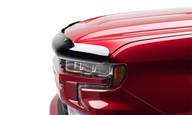 AVS 01-03 Ford Ranger Edge (w/Raised Pwrdome Hood) High Profile Bugflector II Hood Shield - Smoke - 24051