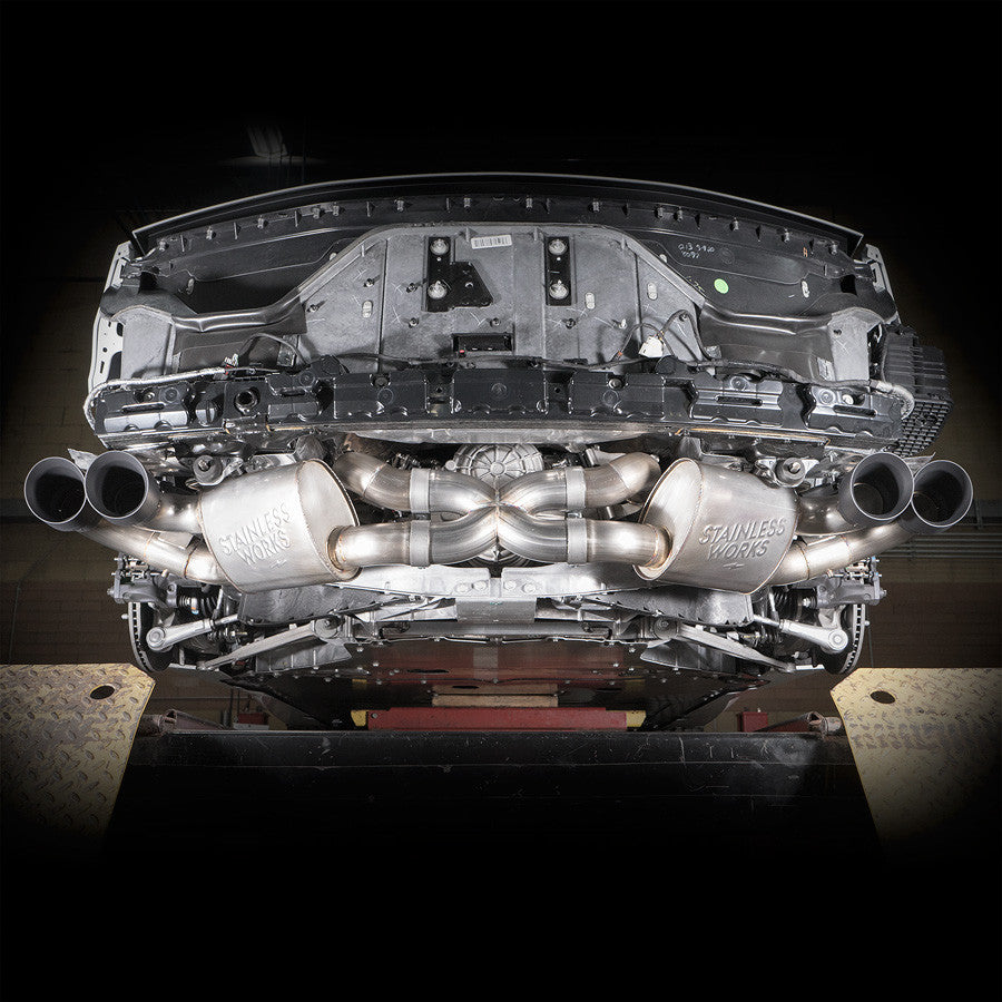 Stainless Works - 2020-26 Corvette C8 Exhaust System - C8CBR-B