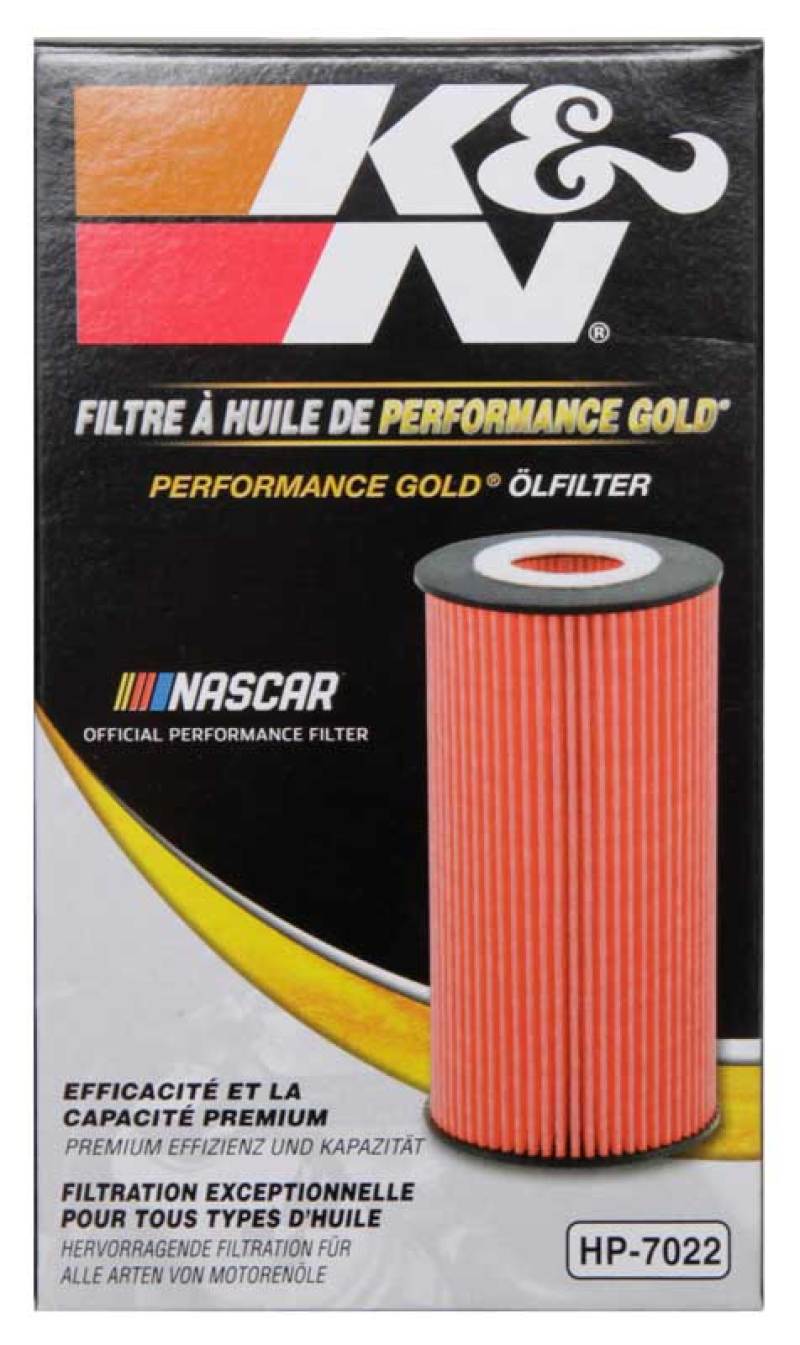 K&N Performance Gold Oil Filter for Hyundai/Kia V6 06-08 Azera/Sonata/Sedona/07-08 Santa Fe - HP-7022 for 2006-2010 Hyundai S