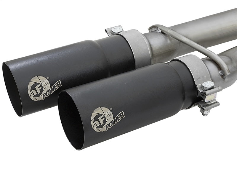 aFe Rebel Series 3in 409 SS Cat-Back Exhaust w/ Black Tips 04-15 Nissan Titan V8 5.6L - 49-46124-B