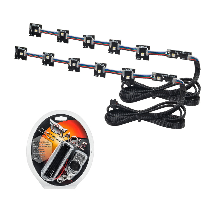 Oracle 14-21 Infiniti Q50 RGB+W Headlight Halo Upgrade Kit - ColorSHIFT SEE WARRANTY - 1404-330