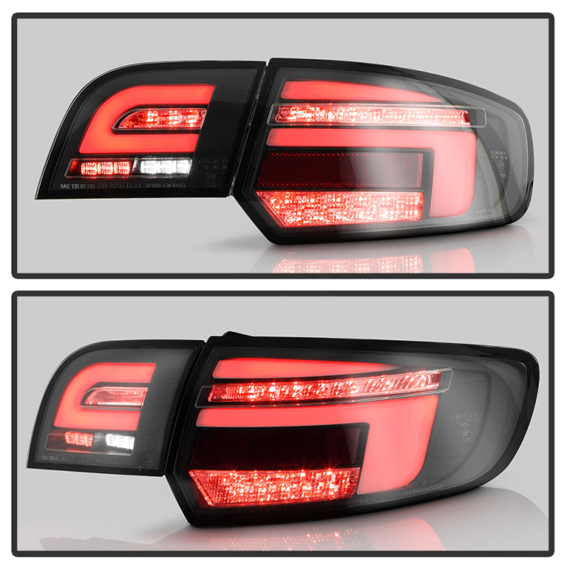 Spyder 03-08 Audi A3 Full LED Tail Lights - Black (ALT-YD-AA303-LED-BK) - 5089076
