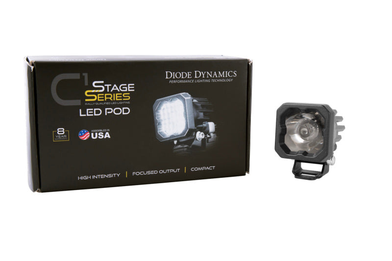 Diode Dynamics Stage Series C1 LED Pod Sport - White Flood Standard ABL Each - DD6445S