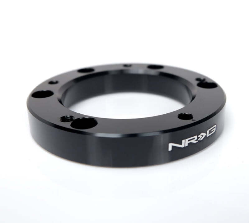 NRG 6 Hole To 5 Hole Steering Wheel Adapter - SRK-65BK - close-up view 2