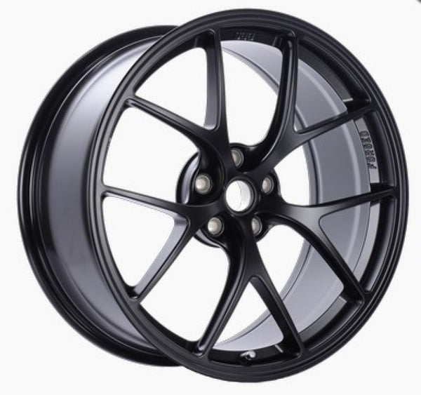 BBS FI 20x8.75 5x114.3 ET44 CB67 Black Satin Wheel -82mm PFS/Clip Req - FI025BS by BBS
