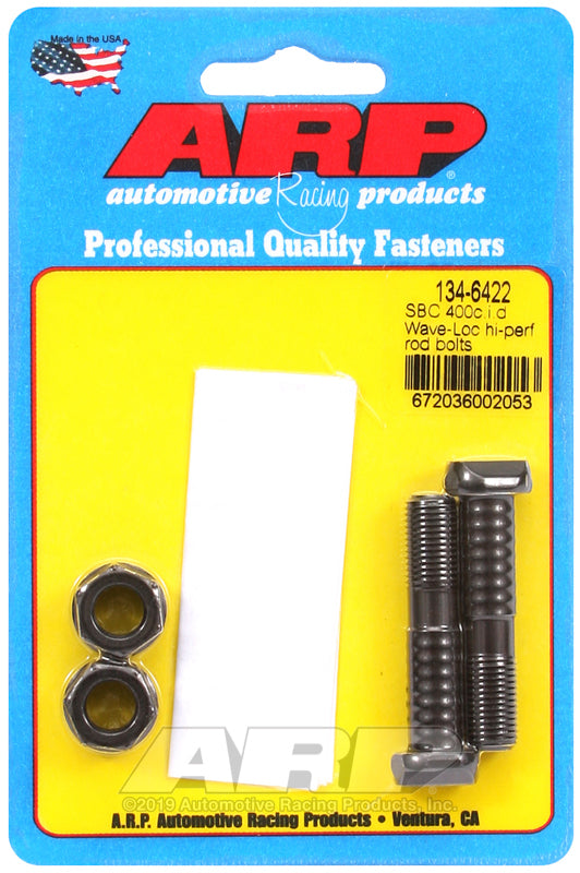 ARP SB Chevy 400c.i.d. wave-loc hi-perf rod bolts - 134-6422