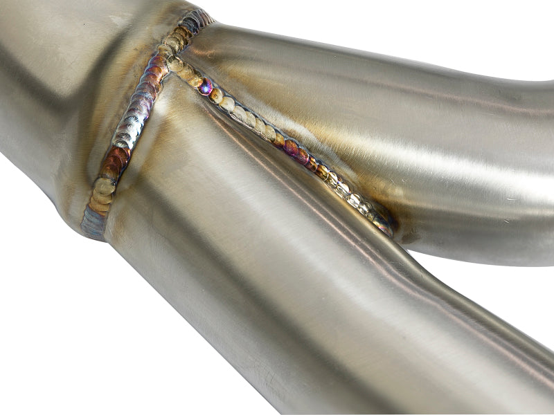 aFe MACH Force-Xp 2-1/2in Stainless Steel Axle Back Exhaust w/CF 15-19 BMW M3/M4 (F80/82/83) - 49-36338-1C