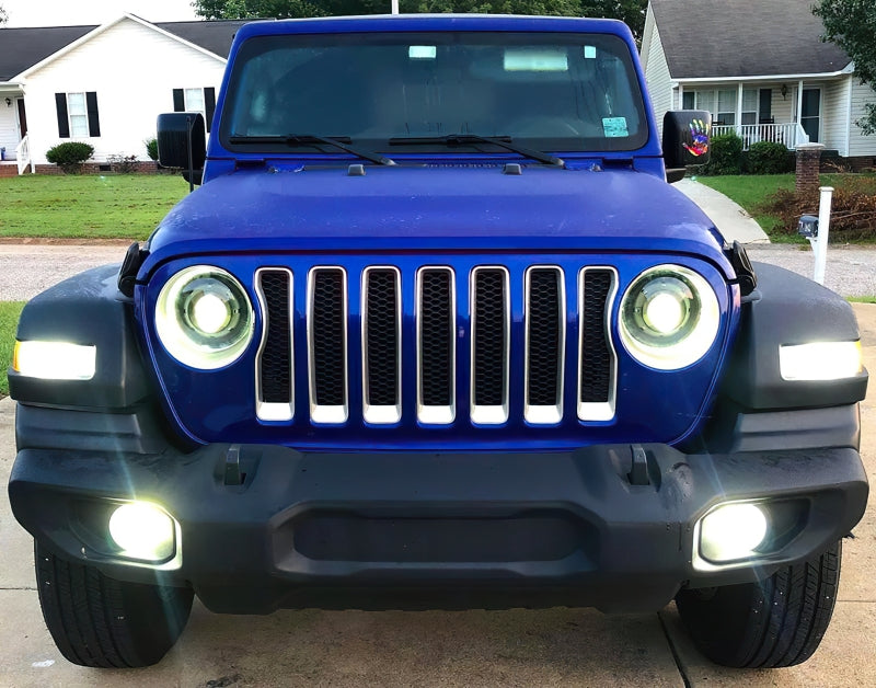 Oracle Oculus Bi-LED Projector Headlights for Jeep JL/Gladiator JT - Matte Blk - 5500K SEE WARRANTY - 5839-504