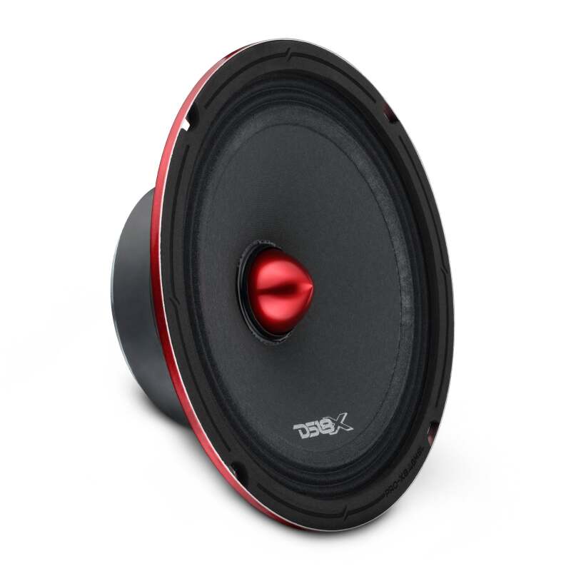DS18 8in 250 Watts RMS 4ohm Mid-Range Bullet Shallow - PRO-X8.4BMSL - front view