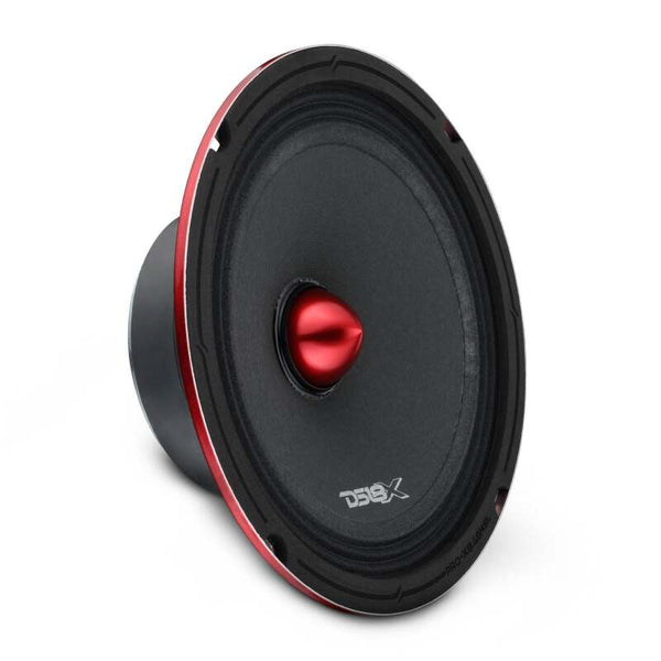 DS18 8in 250 Watts RMS 4ohm Mid-Range Bullet Shallow - PRO-X8.4BMSL - front view
