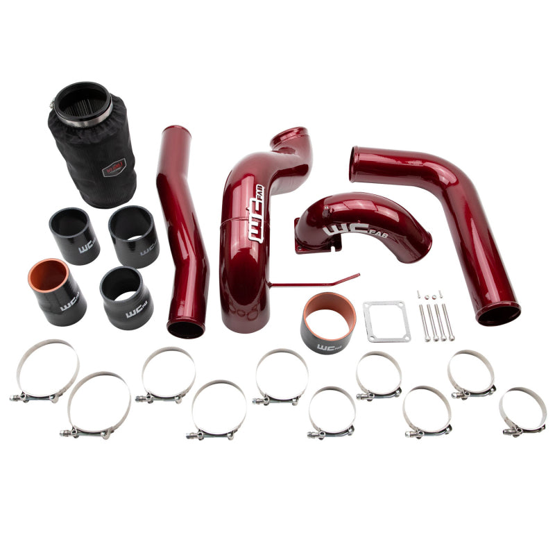 Wehrli 03-07 Cummins 5.9L High Flow Intake Bundle Kit Stage 2 - Sparkle Bomber Orange - WCF100680-SBO